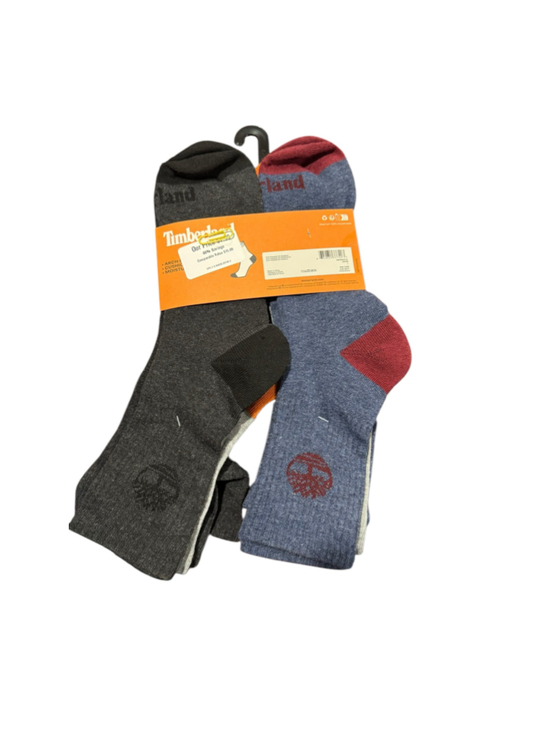 Timberland Other - Men's Timberland Performance Cushion Socks, Size L, 9-12Grey and Blue, 5 Pairs